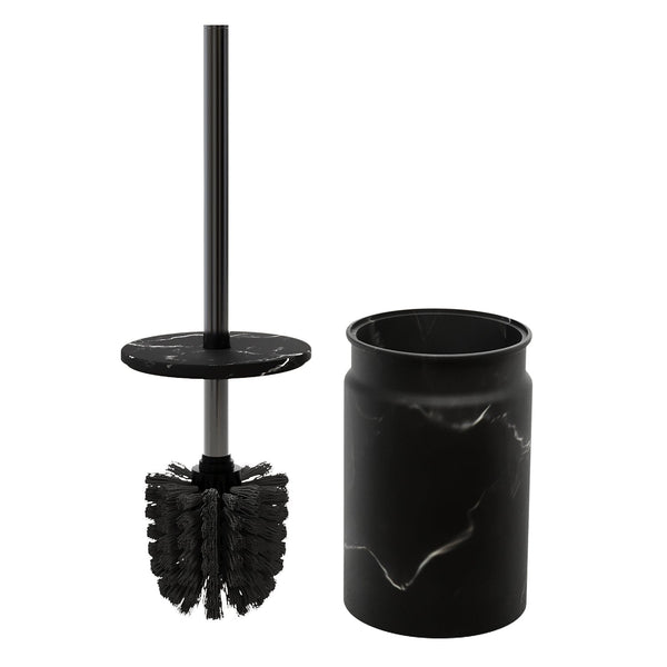 Black Marble Toilet Brush Holder