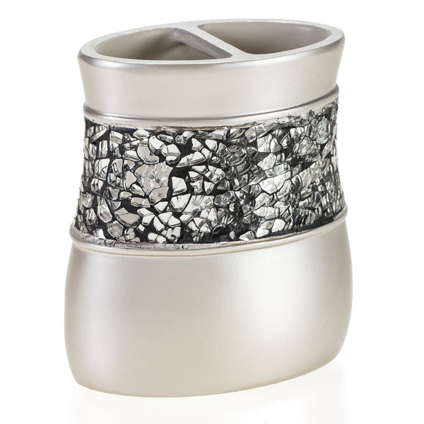 Brushed Nickel Toothbrush Holder