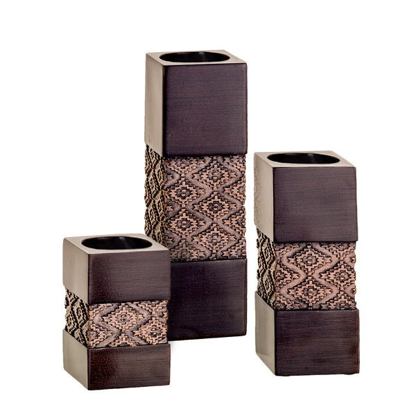 Dublin 3 Pcs Tea Light Candle Holder Set