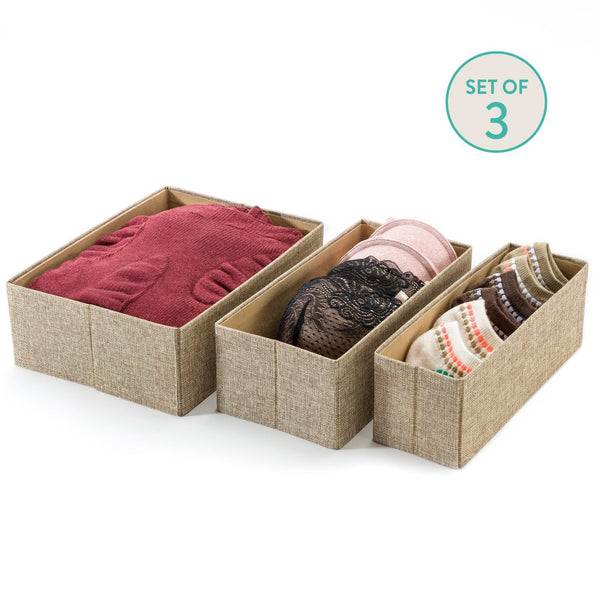 3Pcs Set Decorative Foldable Organizers - Sand Dunes