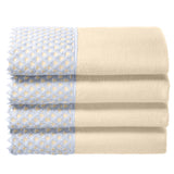 Ivory Lace Towels - Set of 4