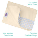 Ivory Lace Towels - Set of 4