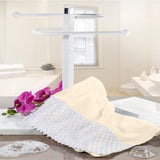 Ivory Lace Towels - Set of 4