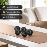 Black Marble Look Decorative Balls
