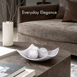White Marble Look Decorative Balls