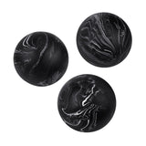 Black Marble Look Decorative Balls
