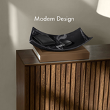 Black Marble Look Fruit Bowl