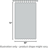 Matte White Waffle 60x72 Shower Curtain