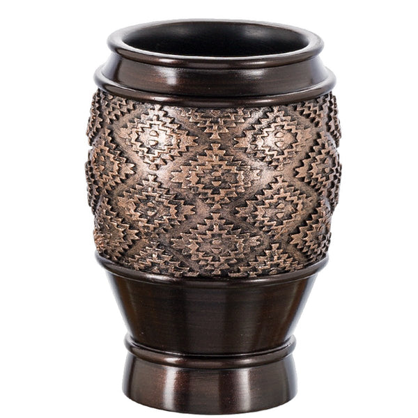 Creative Scents Dublin Brown Bathroom Tumbler Cup