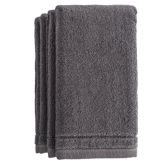 Fingertip Terry Towels Set of 4 - Grey