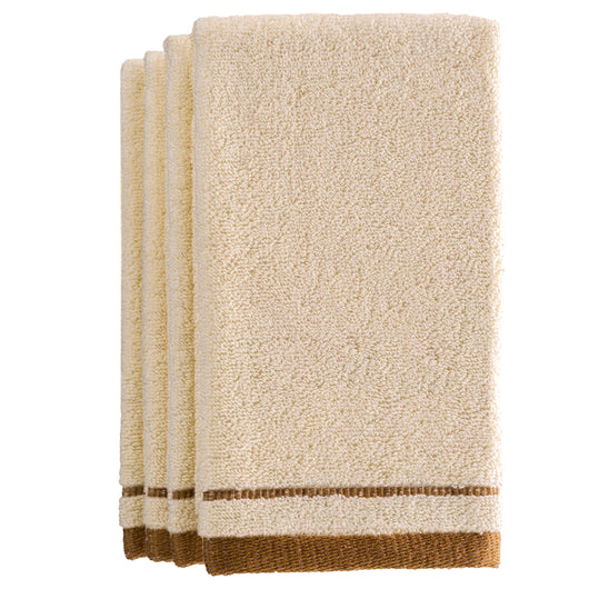 Fingertip Terry Towels Set of 4 - Ivory