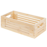 Wooden Storage Bin - Natural Extra Small
