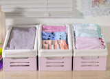 Wooden Pink Storage Bins - Extra Small