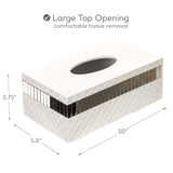 Quilted Mirror Tissue Box (rectangle)