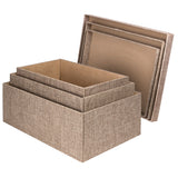 Storage Boxes set of 3, Sand Dunes