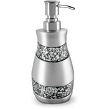 Silver Mosaic Soap Dispenser