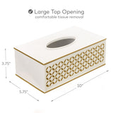 Diamond Lattice Tissue Box (rectangle)